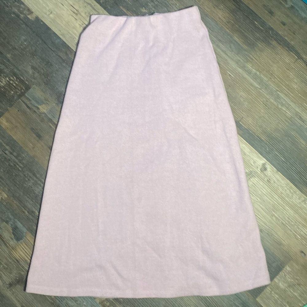 Zara pink fleece skirt